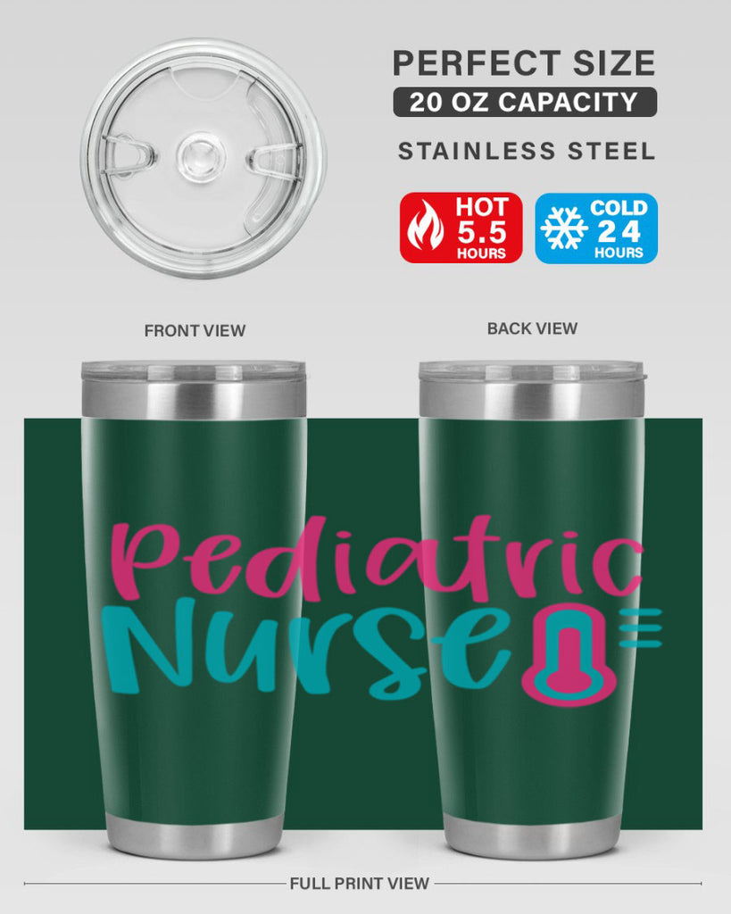 Pediatric Nurse Style 357#- nurse- tumbler