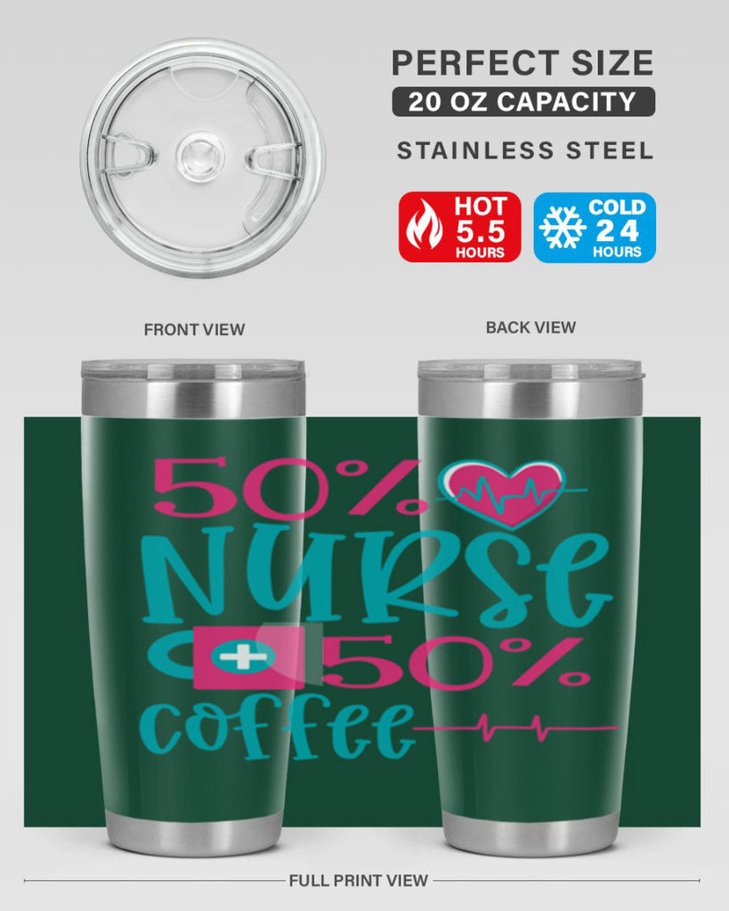 Percent Nurse Percent Coffee Style Style 60#- nurse- tumbler