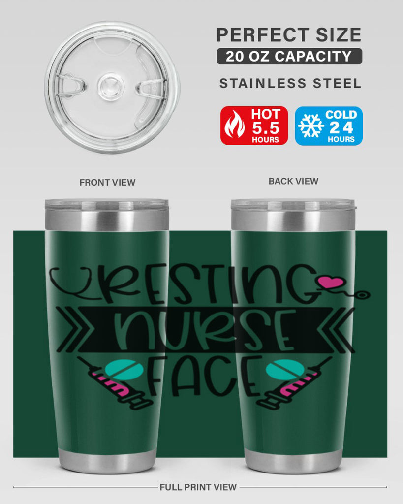 Resting Nurse Face Style Style 58#- nurse- tumbler
