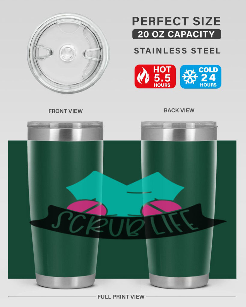 Scrub Life Style Style 45#- nurse- tumbler