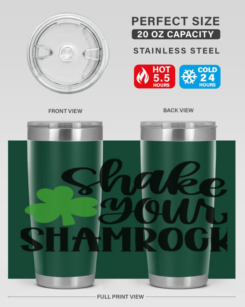 Shake Your Shamrock Style 33#- St Patricks Day- Tumbler