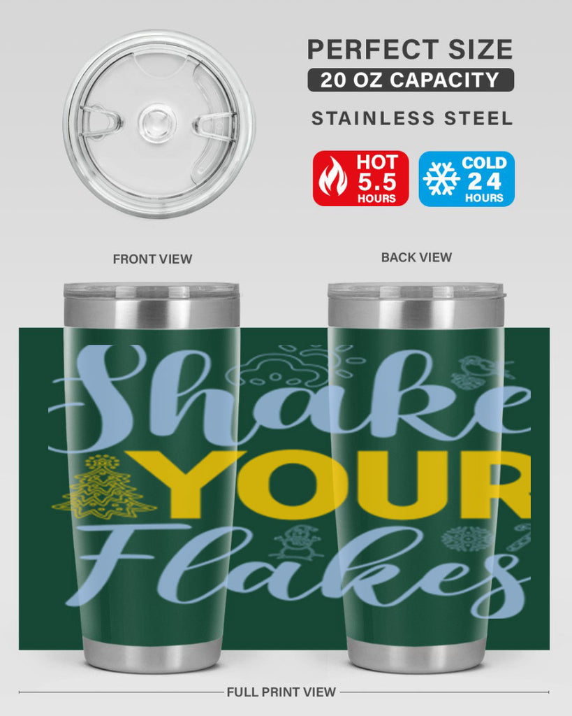 Shake your flakes361#- winter- Tumbler