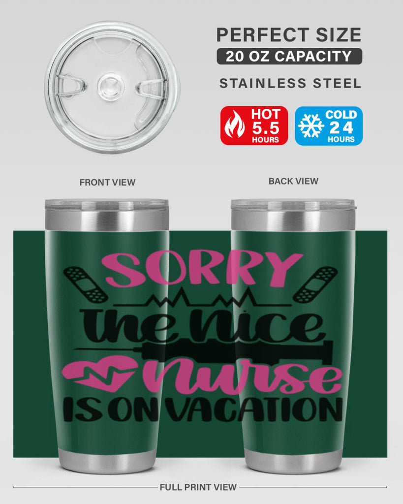 Sorry The Nice Nurse Style Style 28#- nurse- tumbler