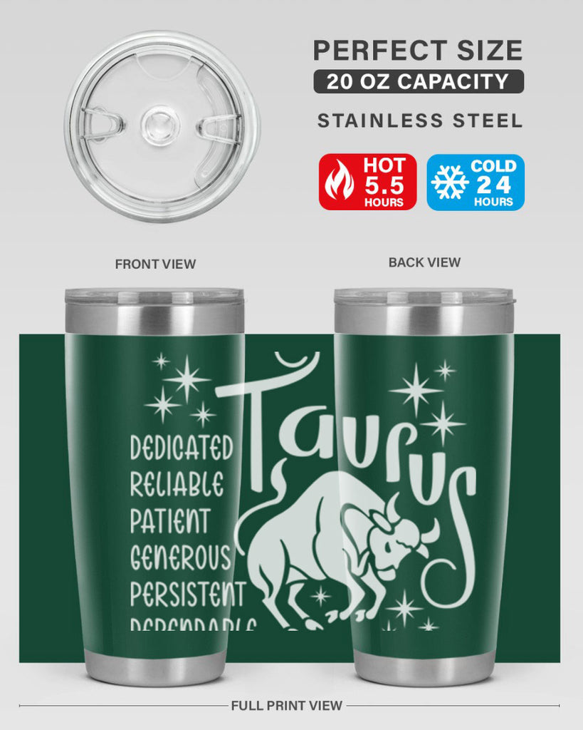 Taurus 491#- zodiac- Tumbler