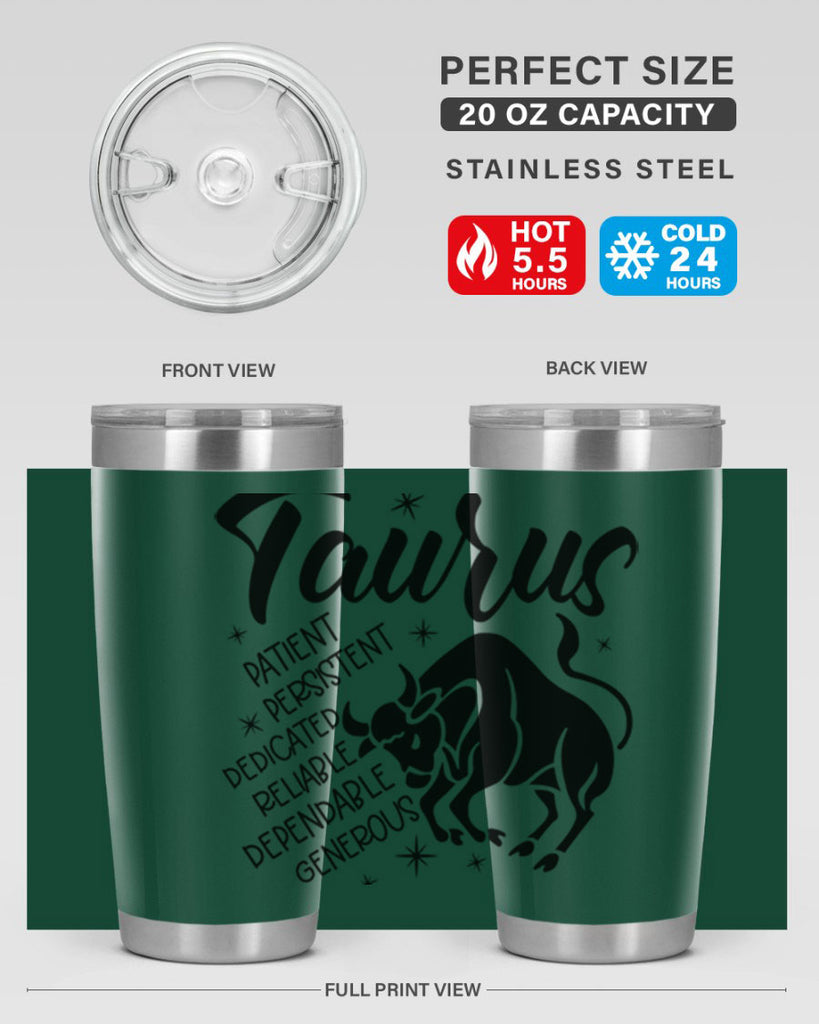 Taurus 492#- zodiac- Tumbler