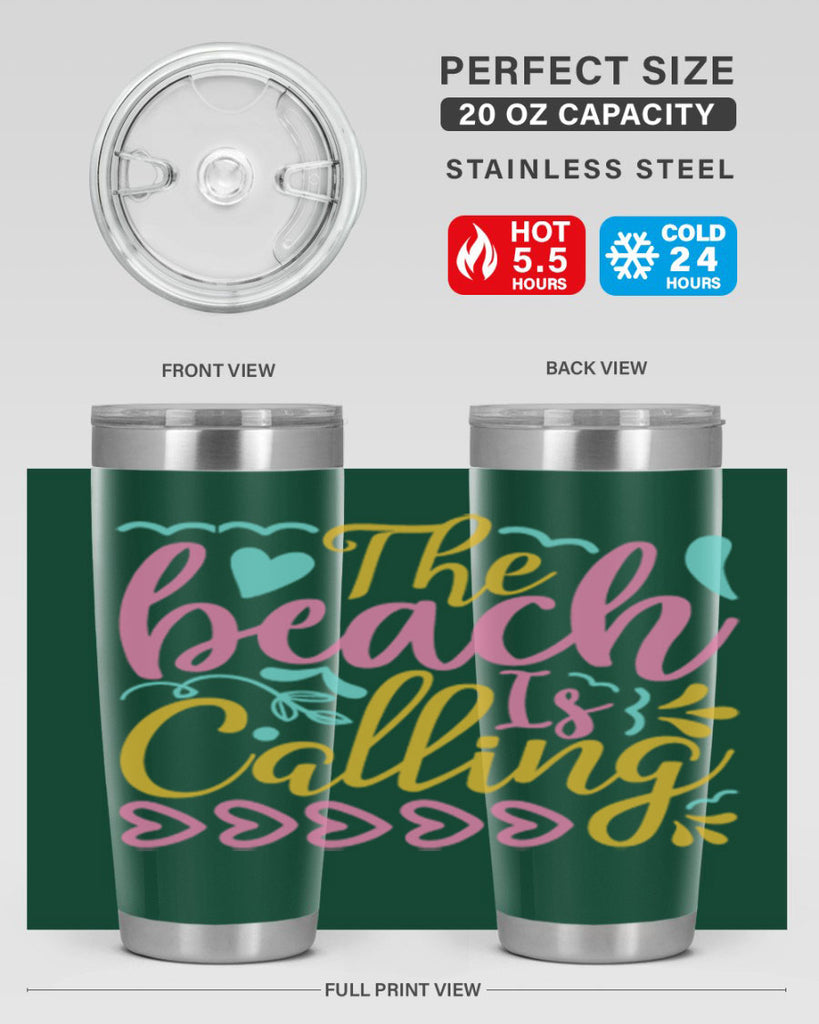The beach is calling Style 1#- summer- Tumbler
