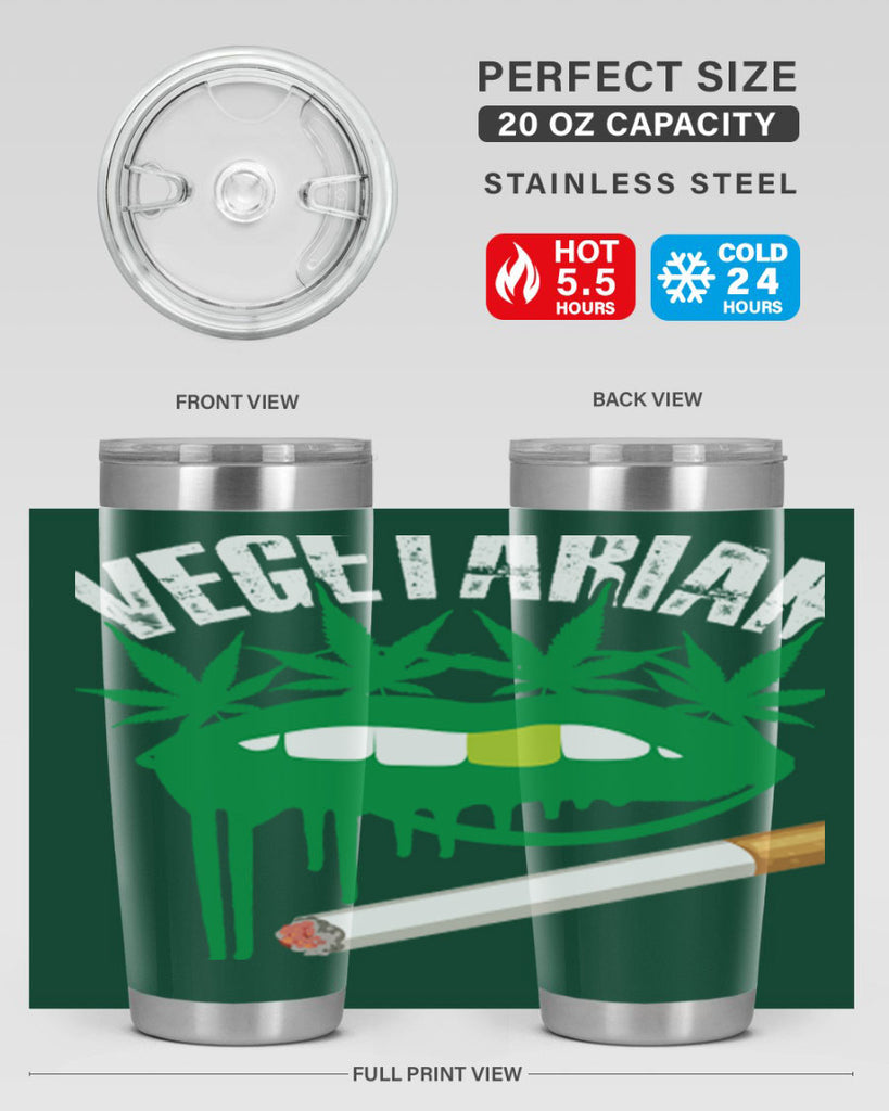 Vegetarian 270#- marijuana- Tumbler