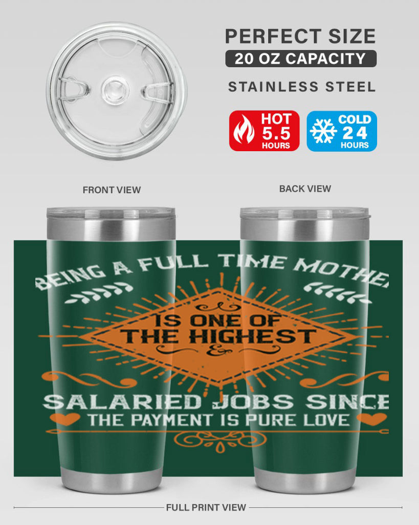 being a fulltime mother is 84#- mothers day- Tumbler