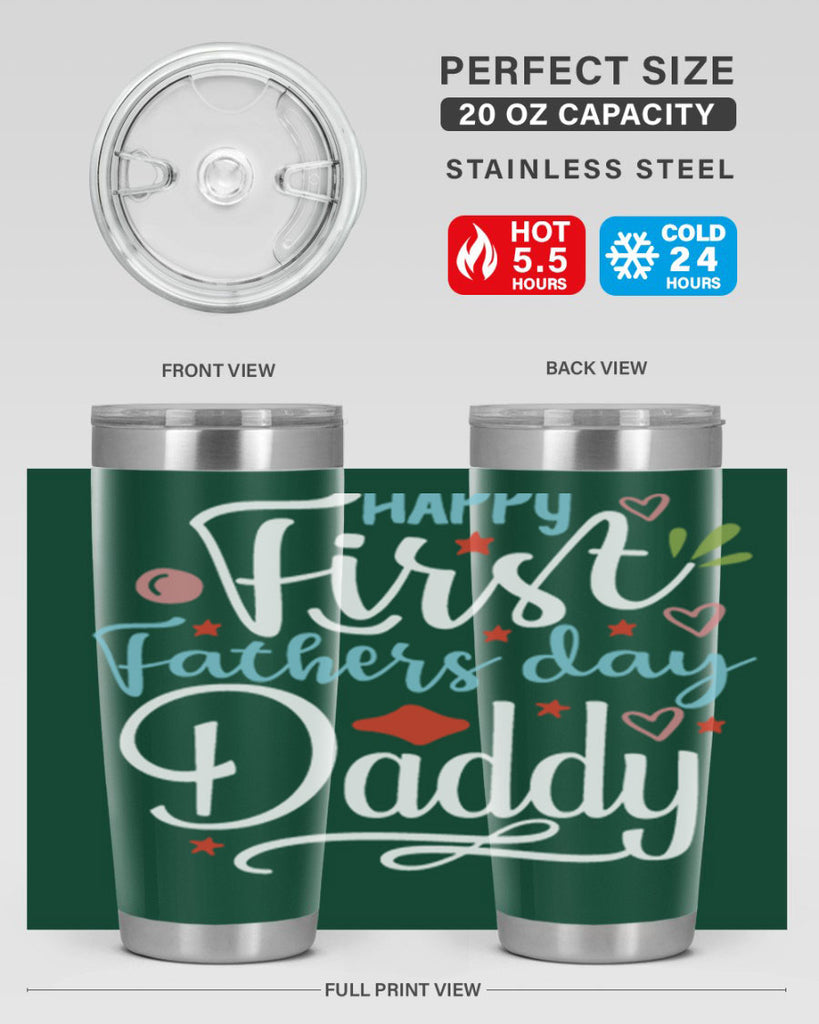 happy first fathers day daddy 89#- fathers day- Tumbler