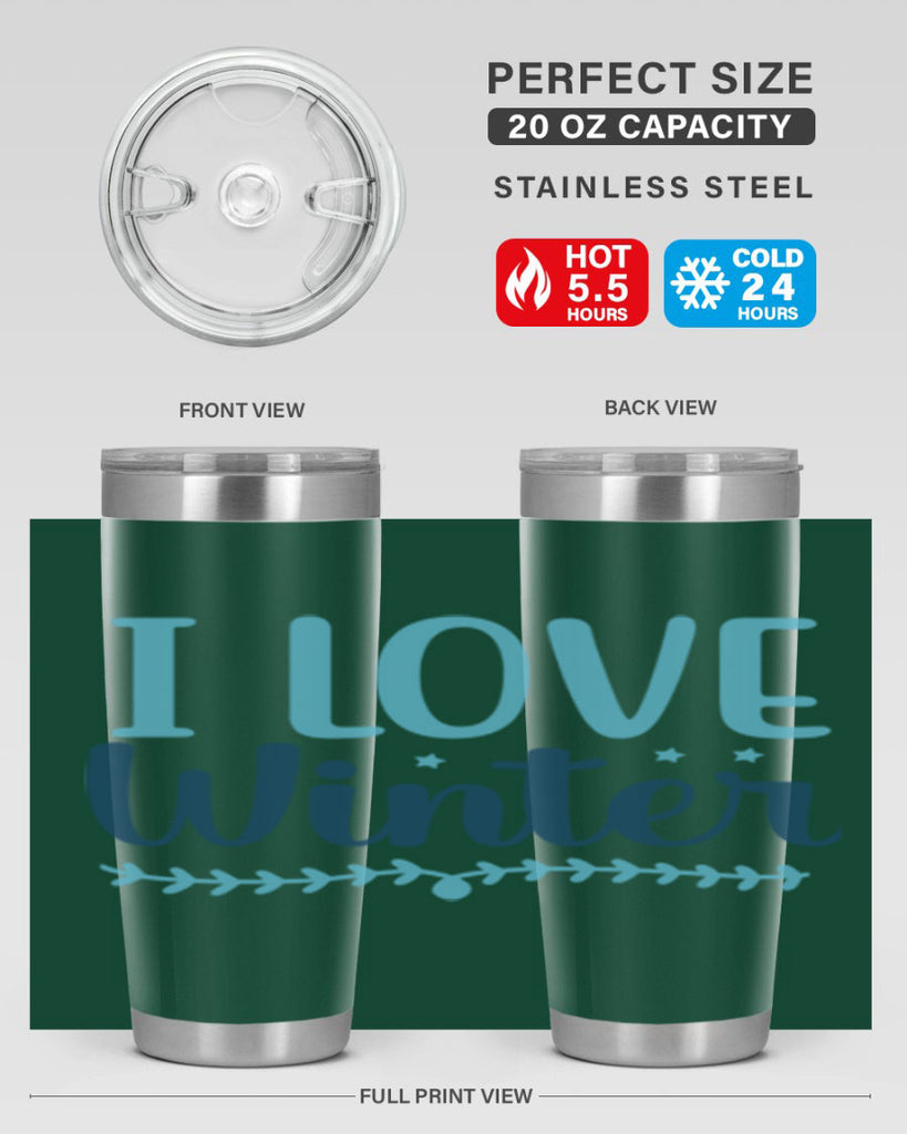 i love winter 226#- winter- Tumbler