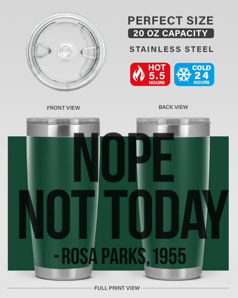nope not today rosa parks 60#- black words phrases- Cotton Tank
