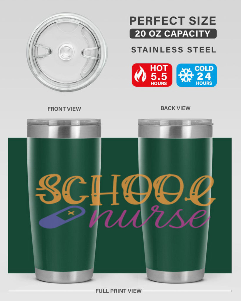 school nurse Style Style 48#- nurse- tumbler