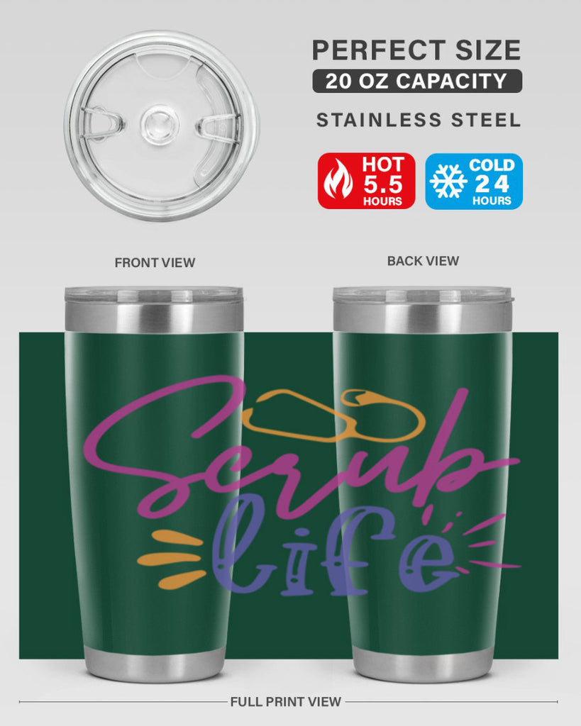 scrub life Style Style 43#- nurse- tumbler