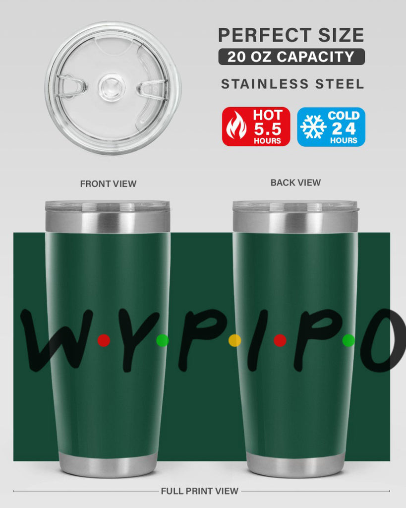 wypipo 7#- black words phrases- Cotton Tank