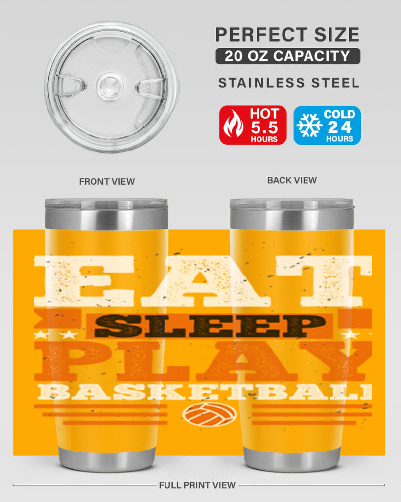 A Eat sleep play volleyball 2334#- basketball- Tumbler
