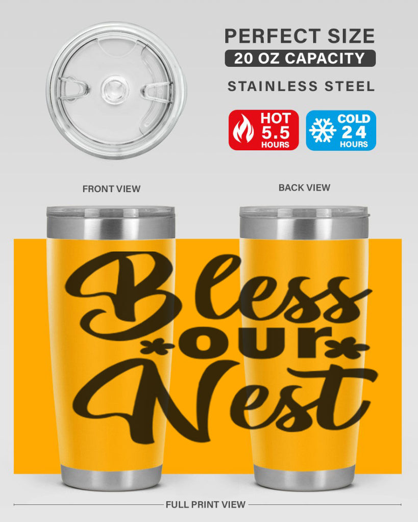 Bless our nest  design 70#- spring- Tumbler