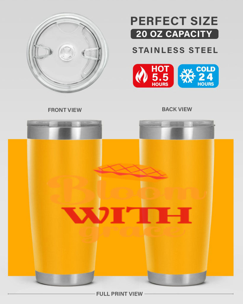 Bloom with grace 81#- spring- Tumbler