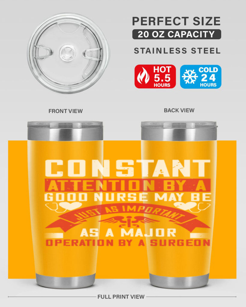 Constant attention by a good nurse may Style 408#- nurse- tumbler