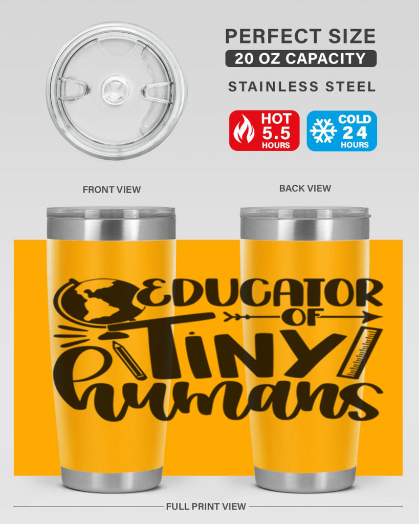 Educator Of Tiny Humans Style 75#- teacher- tumbler