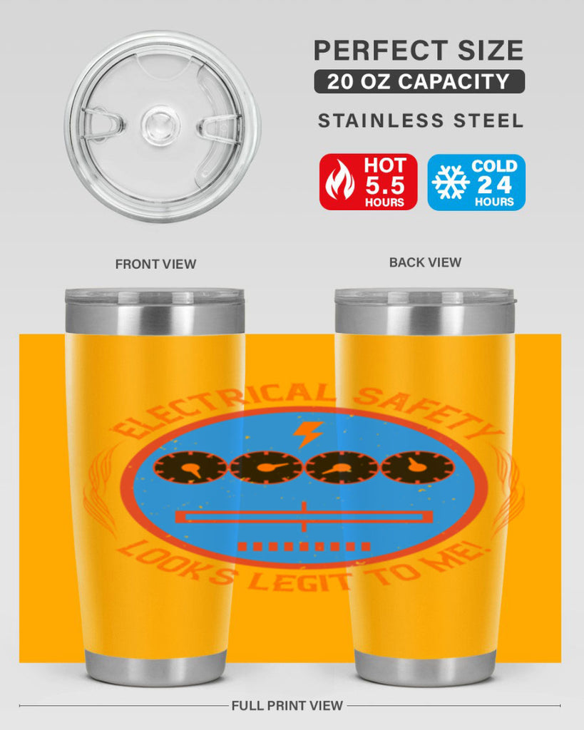 Electrical safety looks legit to me Style 57#- electrician- tumbler