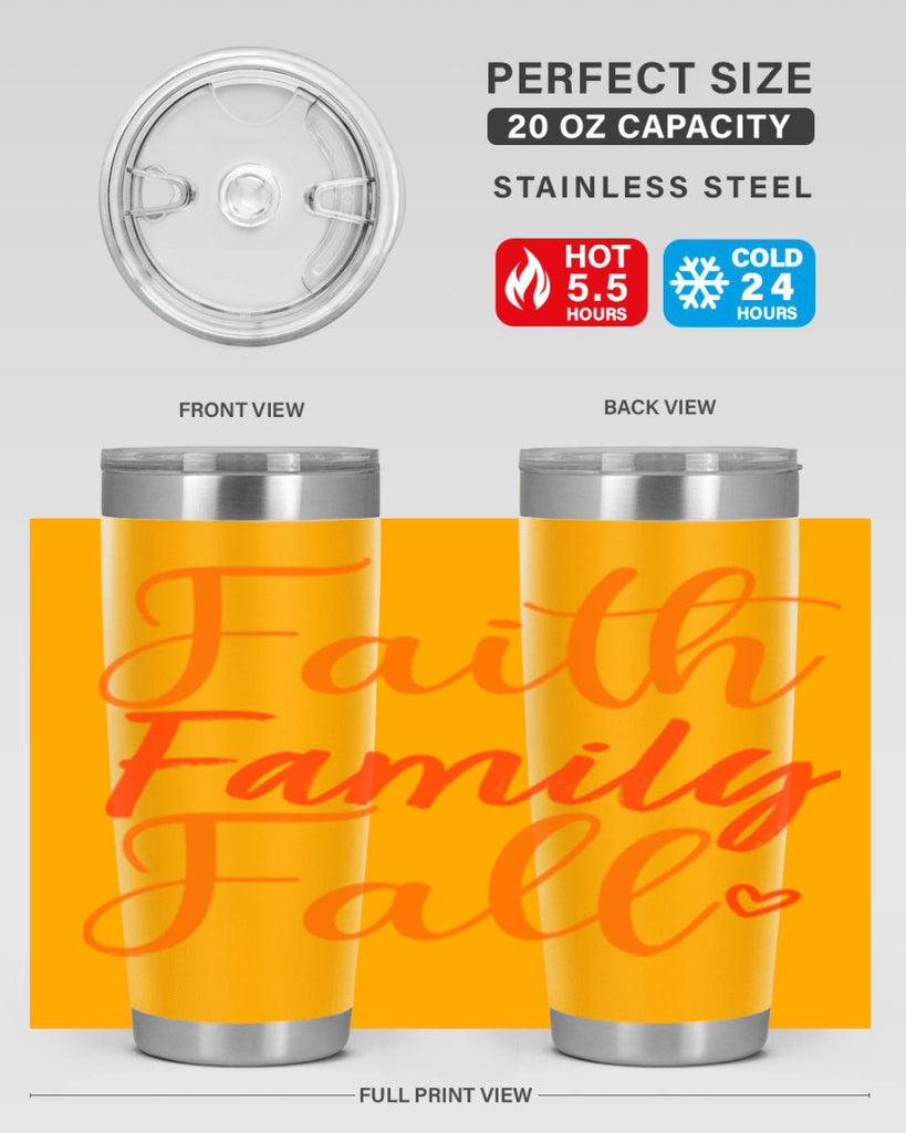 Faith Family Fall Design 81#- fall- Tumbler