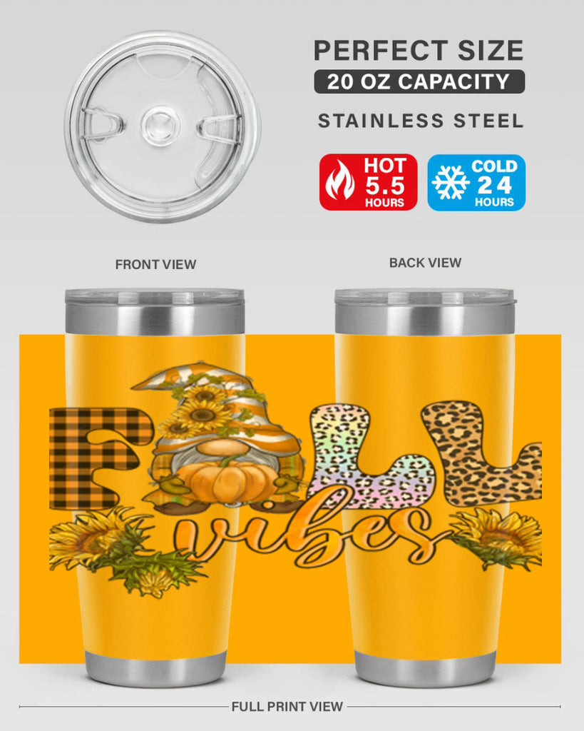 FallVibesFallGnome 164#- fall- Tumbler