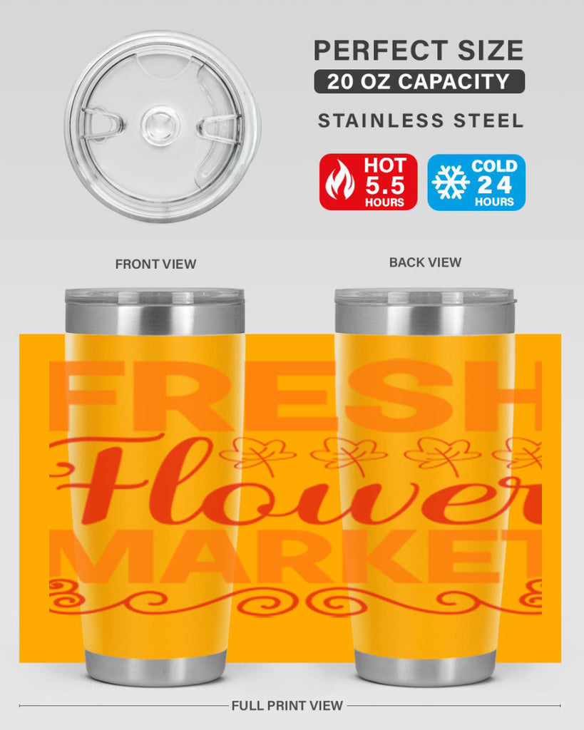 Fresh flower market 143#- spring- Tumbler