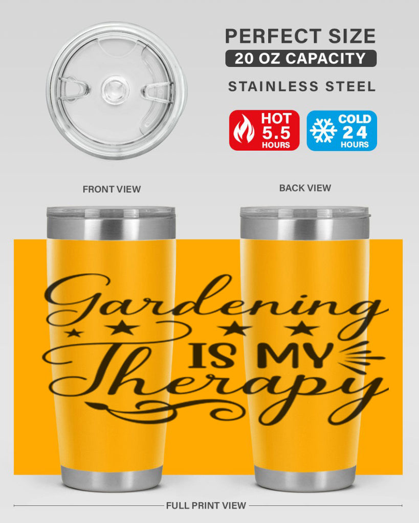 Gardening is My Therapy 145#- spring- Tumbler