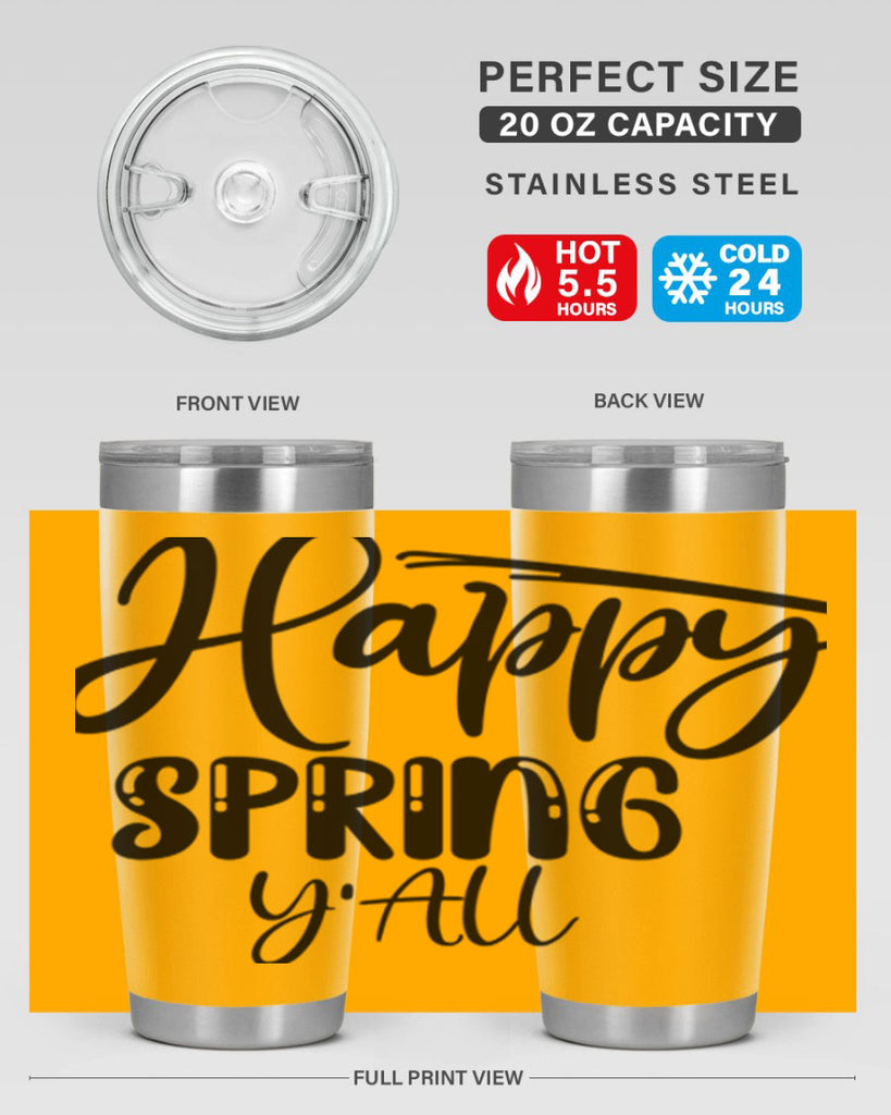 HAPPY SPRING YALL  179#- spring- Tumbler