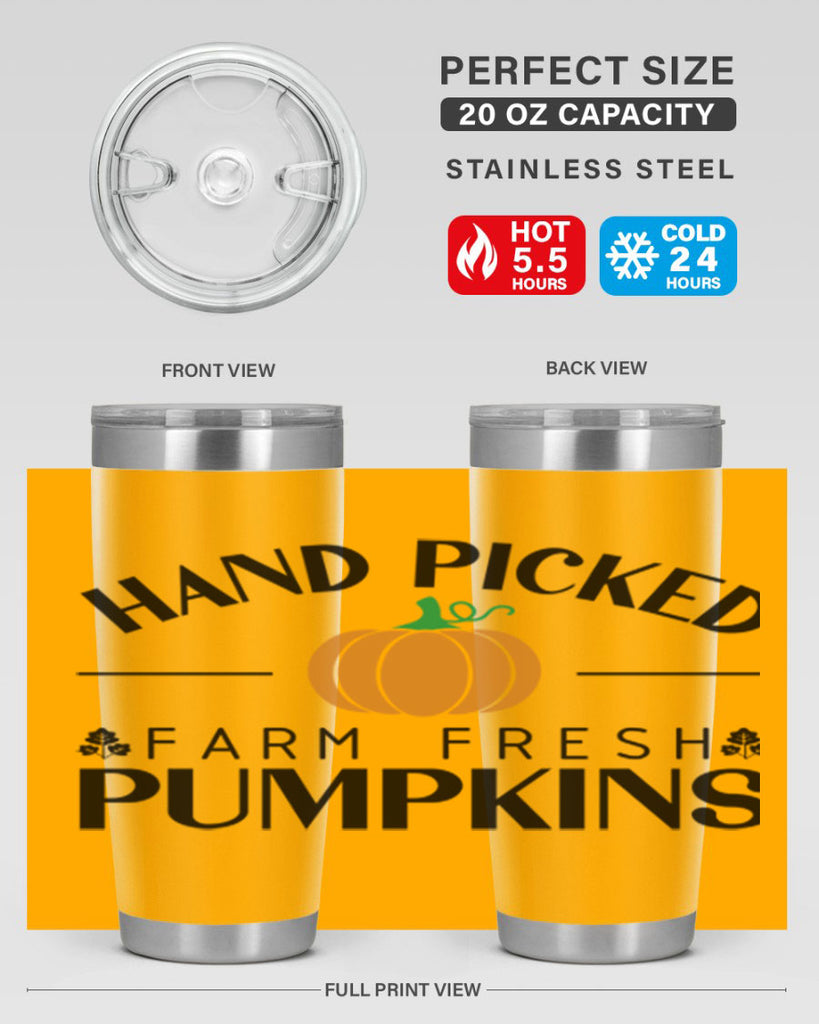 Hand Picked Farm Fresh Pumpkins 215#- fall- Tumbler