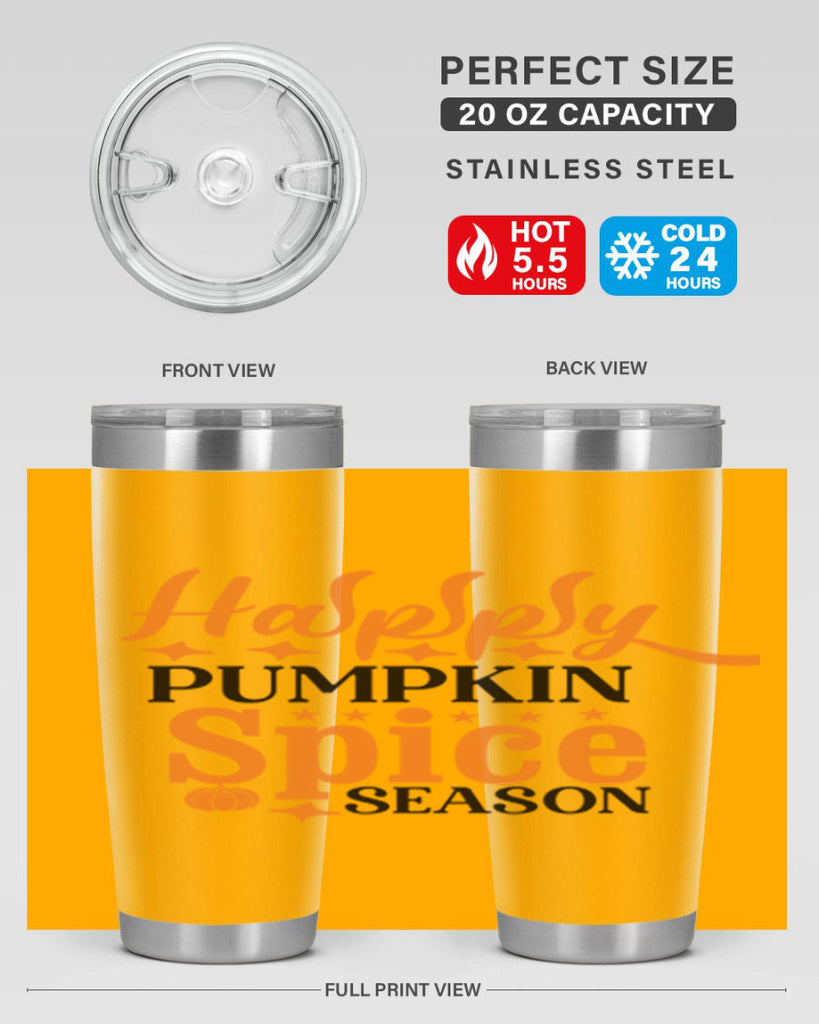 Happy Pumpkin Spice Season 245#- fall- Tumbler