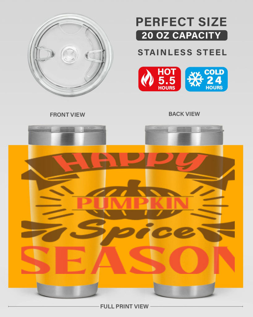 Happy Pumpkin Spice Season 246#- fall- Tumbler