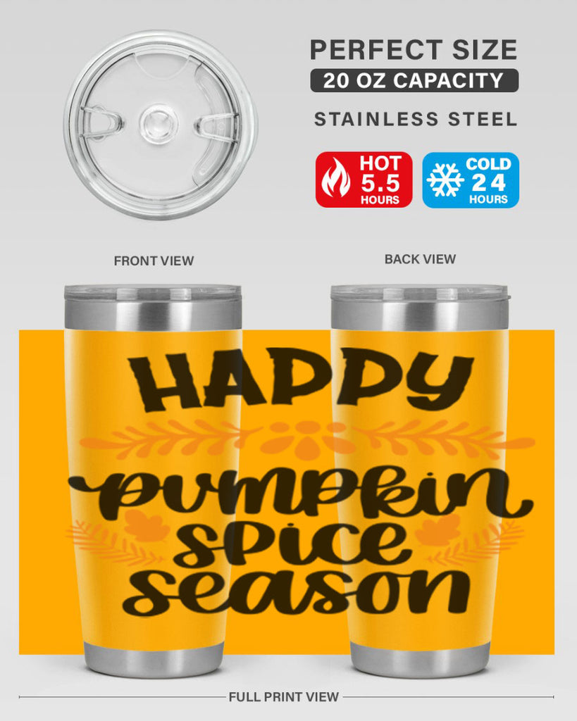 Happy Pumpkin Spice Season 492#- fall- Tumbler