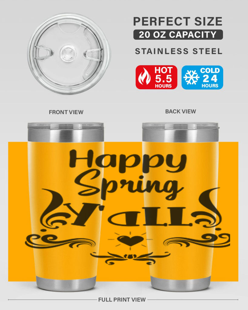 Happy Spring Yall 171#- spring- Tumbler
