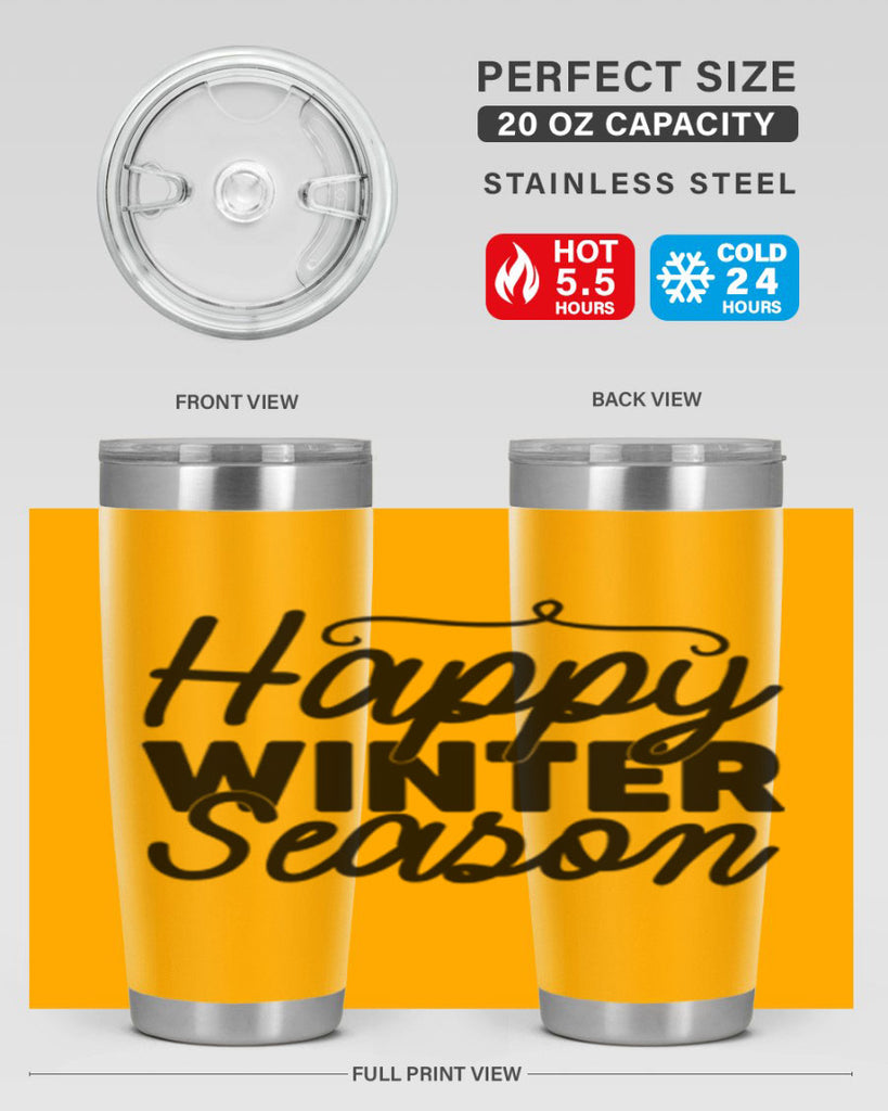 Happy Winter Season132#- winter- Tumbler