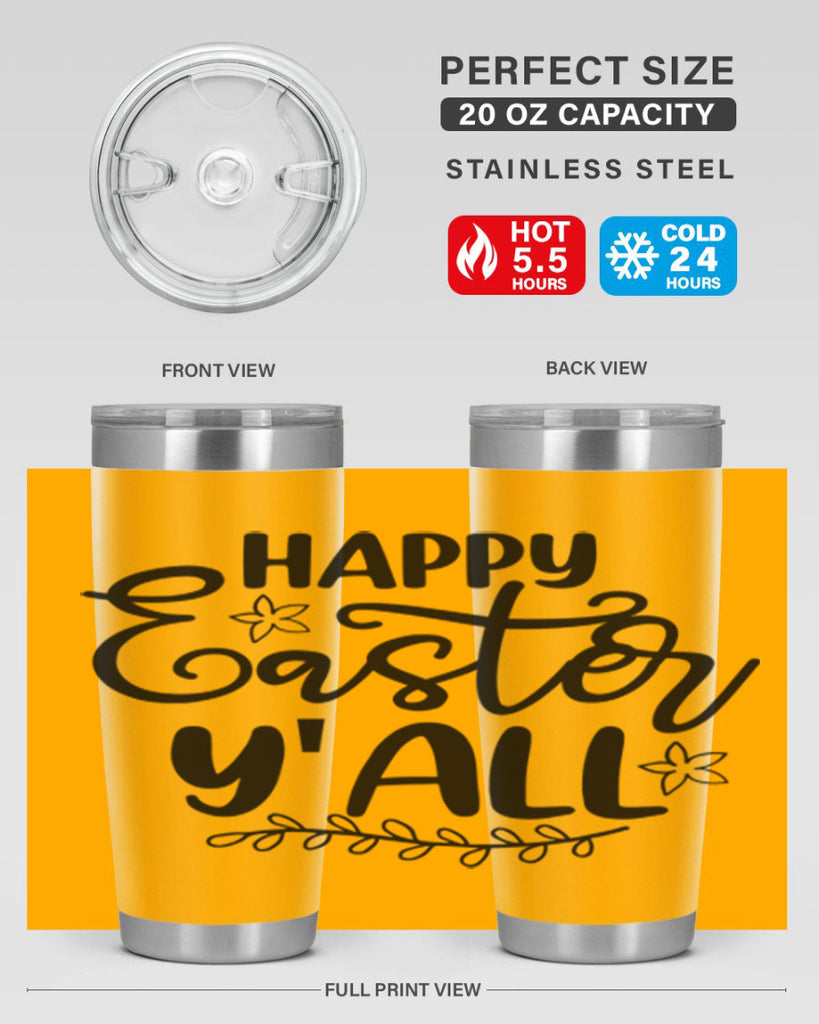 Happy easter yall  177#- spring- Tumbler