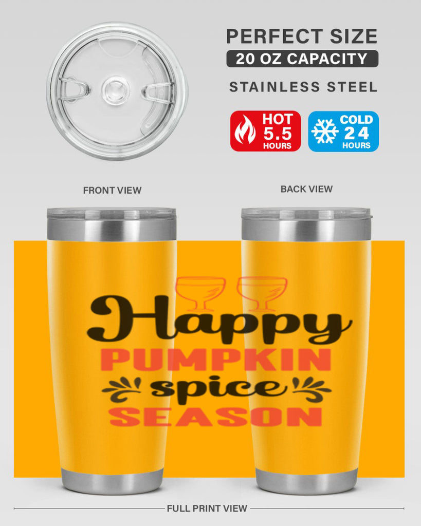 Happy pumpkin spice season 244#- fall- Tumbler