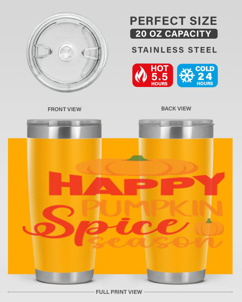 HappyPumpkinSpiceSeason 259#- fall- Tumbler