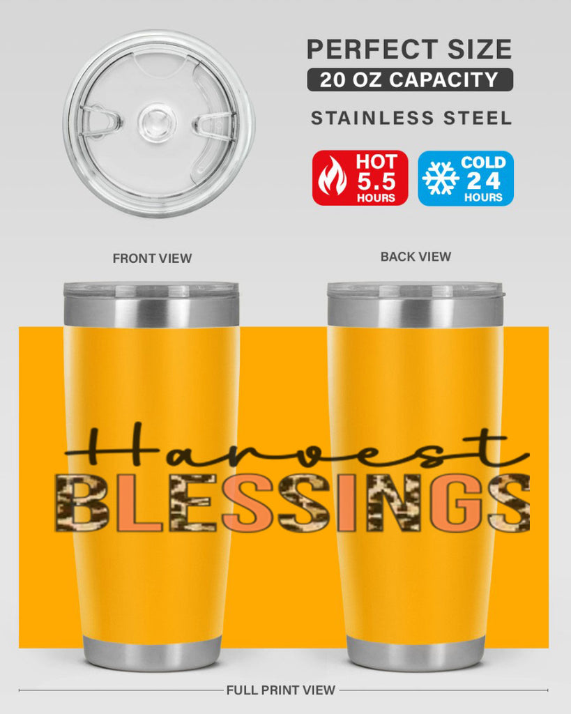 Harvest blessings 263#- fall- Tumbler