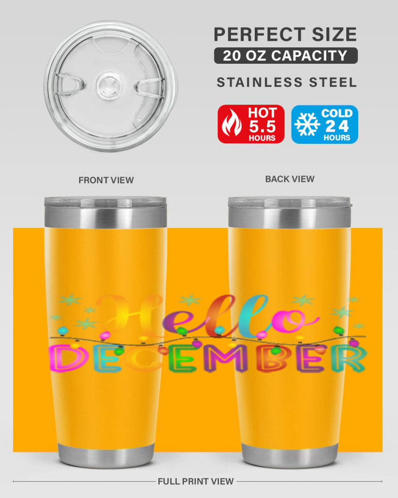Hello December Winter 177#- winter- Tumbler