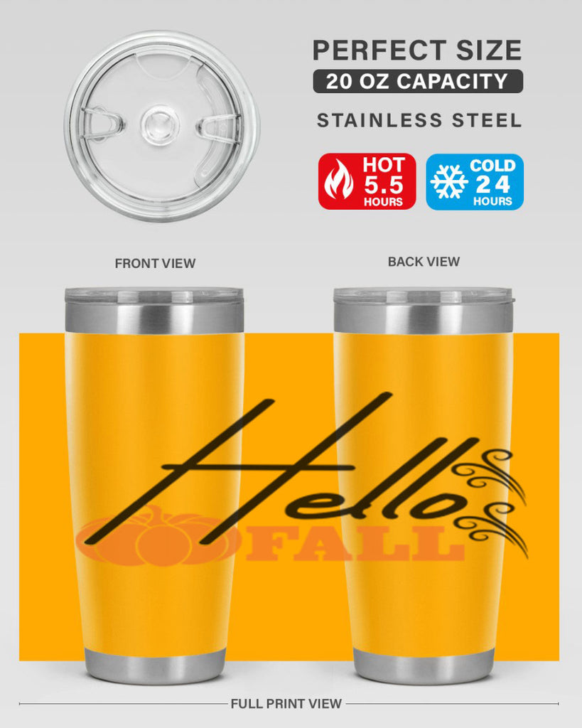 Hello Fall 281#- fall- Tumbler