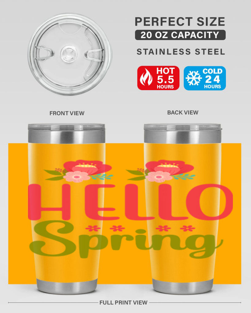Hello Spring 186#- spring- Tumbler