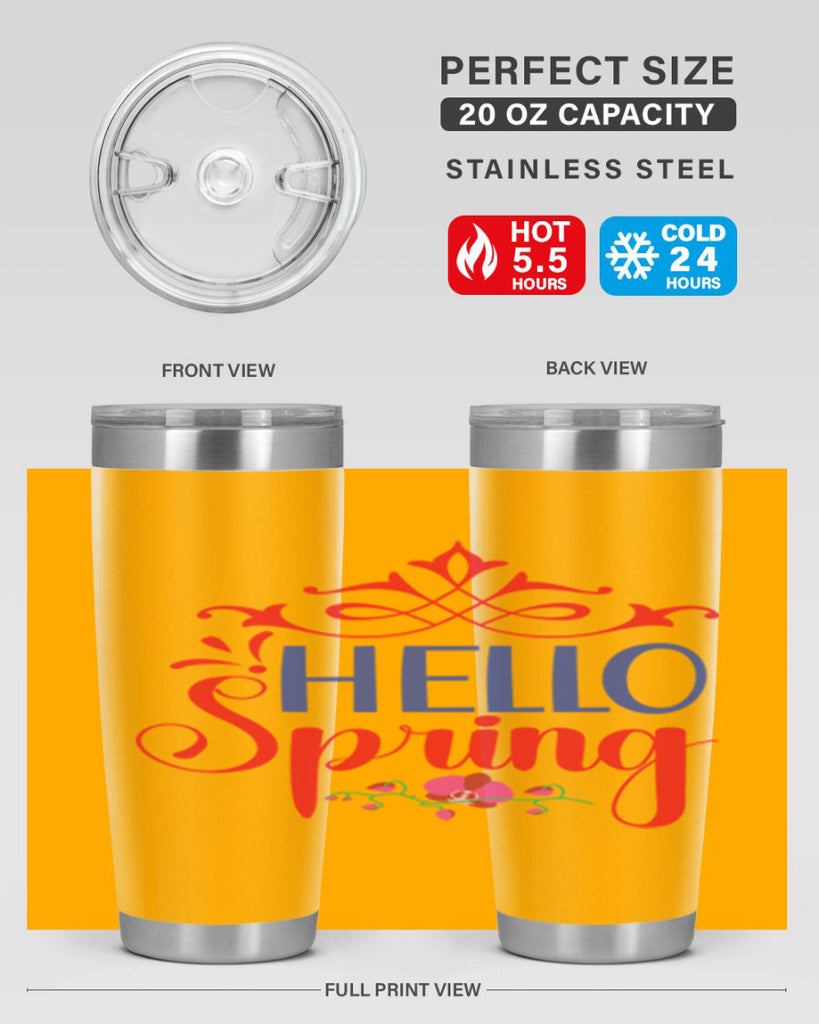 Hello Spring 211#- spring- Tumbler