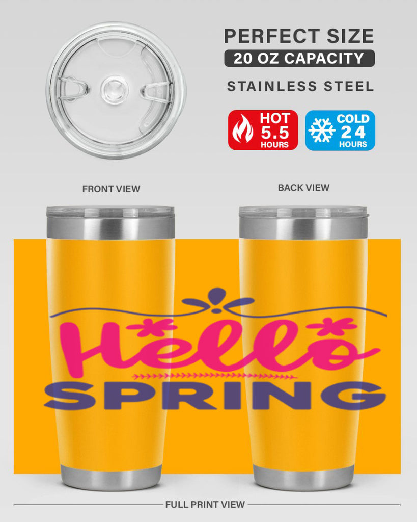 Hello Spring 212#- spring- Tumbler