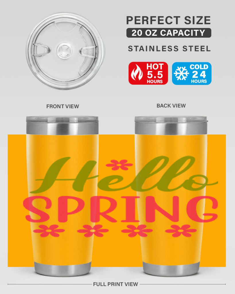 Hello Spring 213#- spring- Tumbler