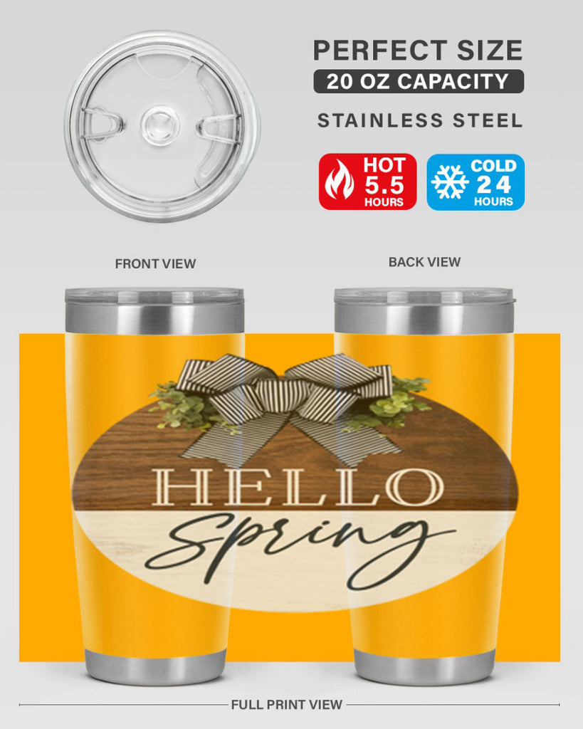 Hello Spring basic Mockup187#- spring- Tumbler