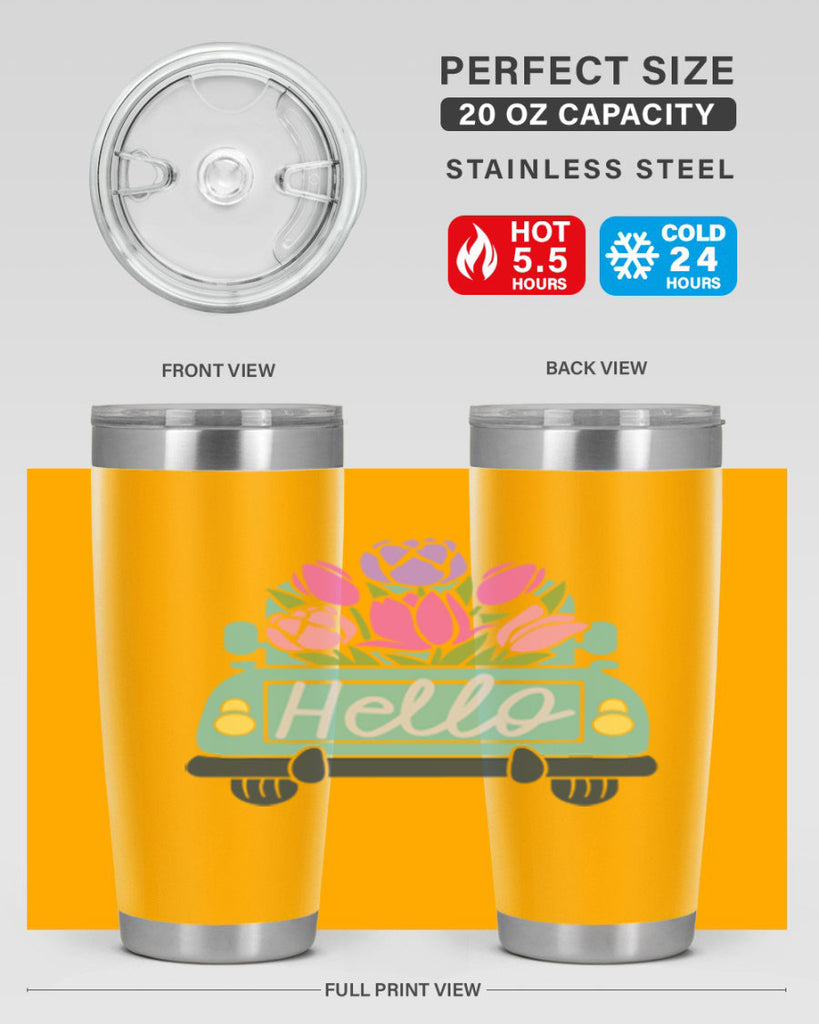 Hello Truck218#- spring- Tumbler