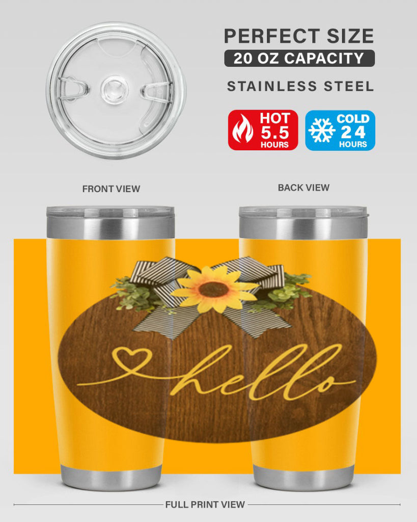 Hello heart Mockup182#- spring- Tumbler