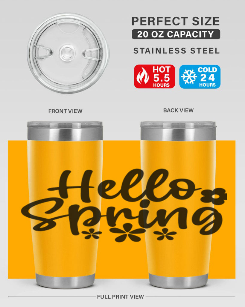Hello spring  design 232#- spring- Tumbler