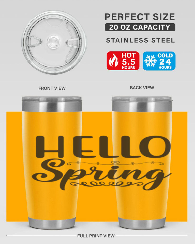 Hello spring 185#- spring- Tumbler